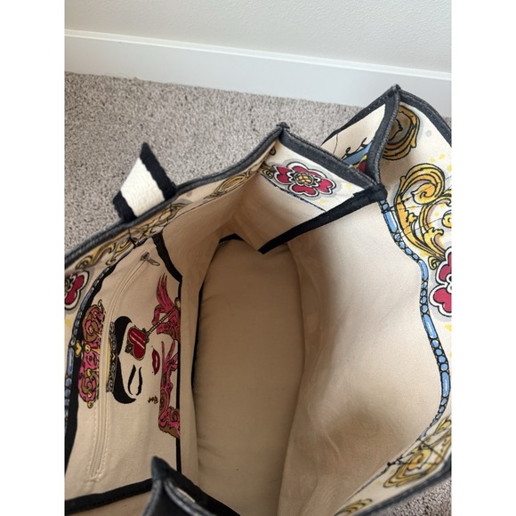 Brighton Queen Of Love Tote Canvas‎ Bag Of Hearts Poker Vegas Purse Valentines - Picture 2 of 5